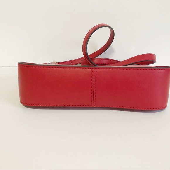 🌸New Michael Kors Wilma Red Small  2 Way Crossbody Bag - Picture 5 of 8